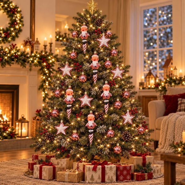 PEMBE 10 LU NOEL PREMİUM SET