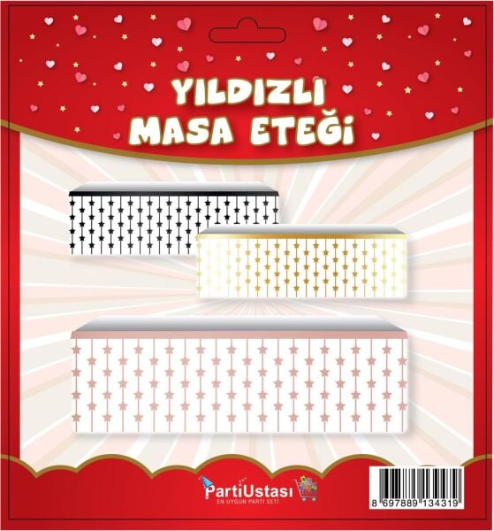 MASA YILDIZ ETEK ROSE GOLD