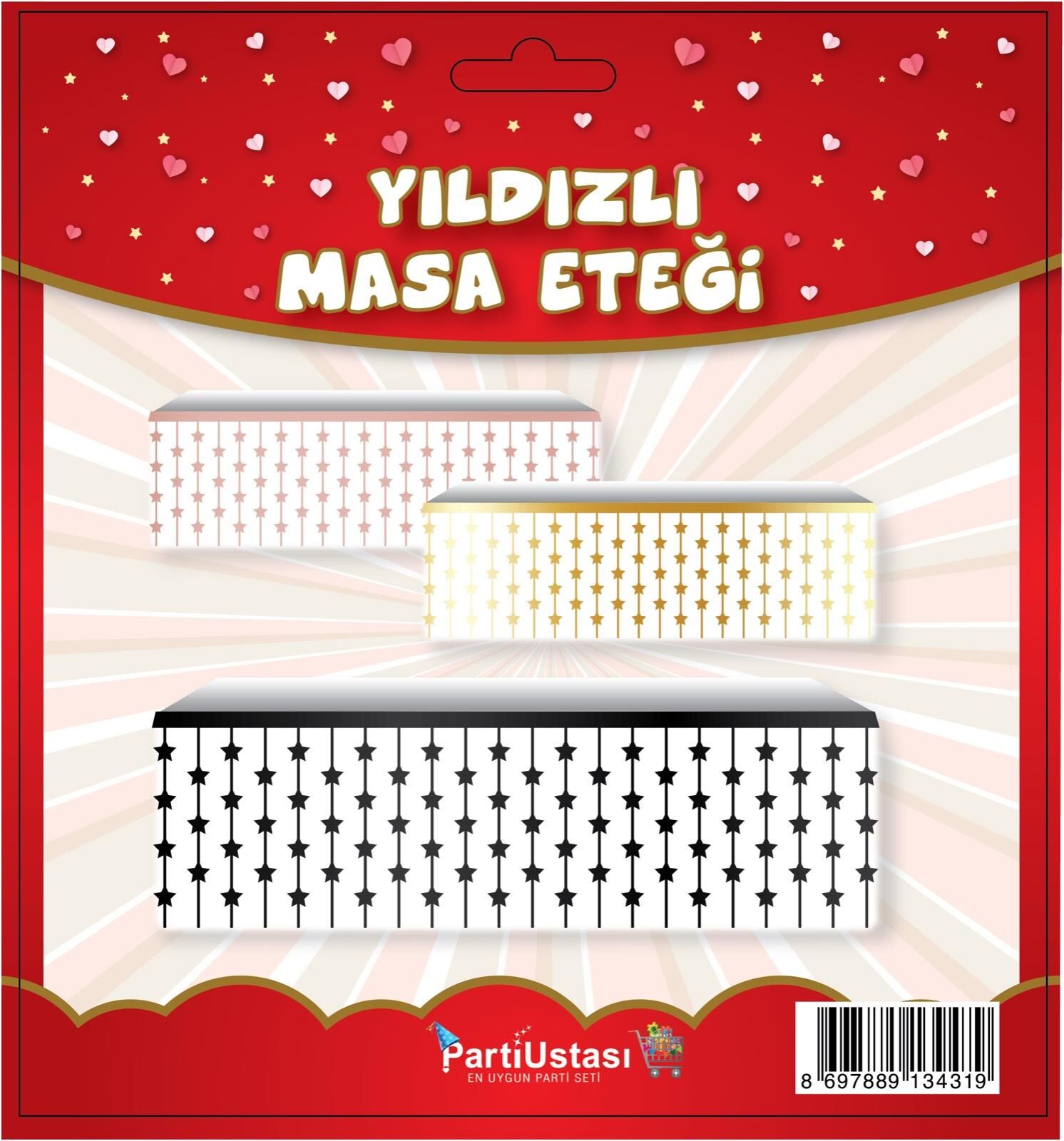 MASA YILDIZ ETEK SİYAH