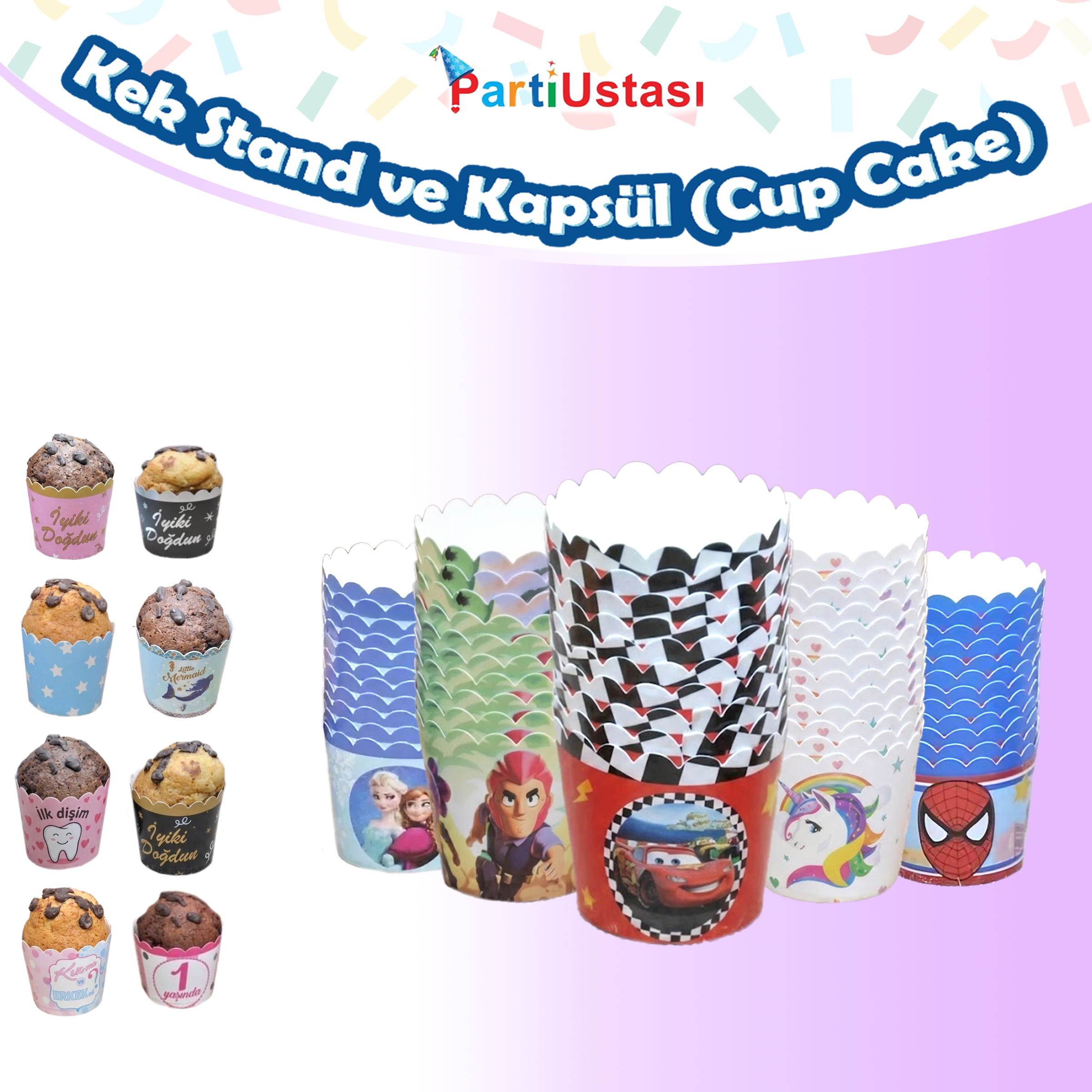KEK KAPSÜL/STAND (CUP CAKE)